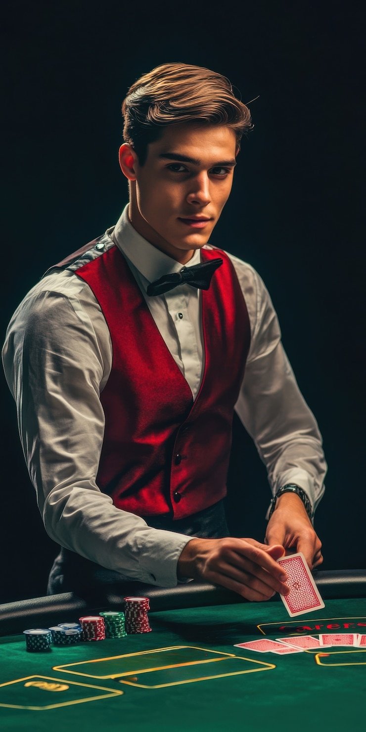 Pemain profesional Honor of Kings menggunakan peralatan gaming premium di atas panggung